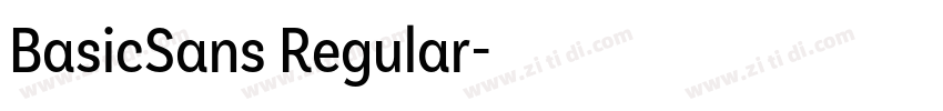 BasicSans Regular字体转换
